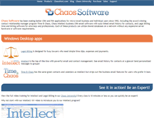 Tablet Screenshot of chaossoftware.com